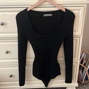 Abercrombie & Fitch Ribbed Knit Bodysuit